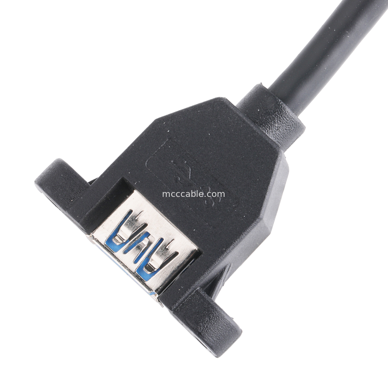 USB 3.0 bảng điều khiển phía trước Motherboard 19/20 Pin Cable To USB nữ Splitter Adapter Connector Extension