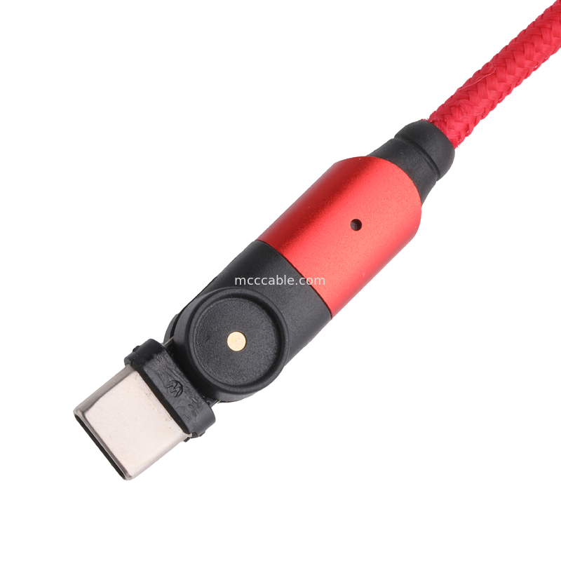 180 độ quay USB 3.0 loại A đến loại C cáp 1.5m nhôm Shell sạc