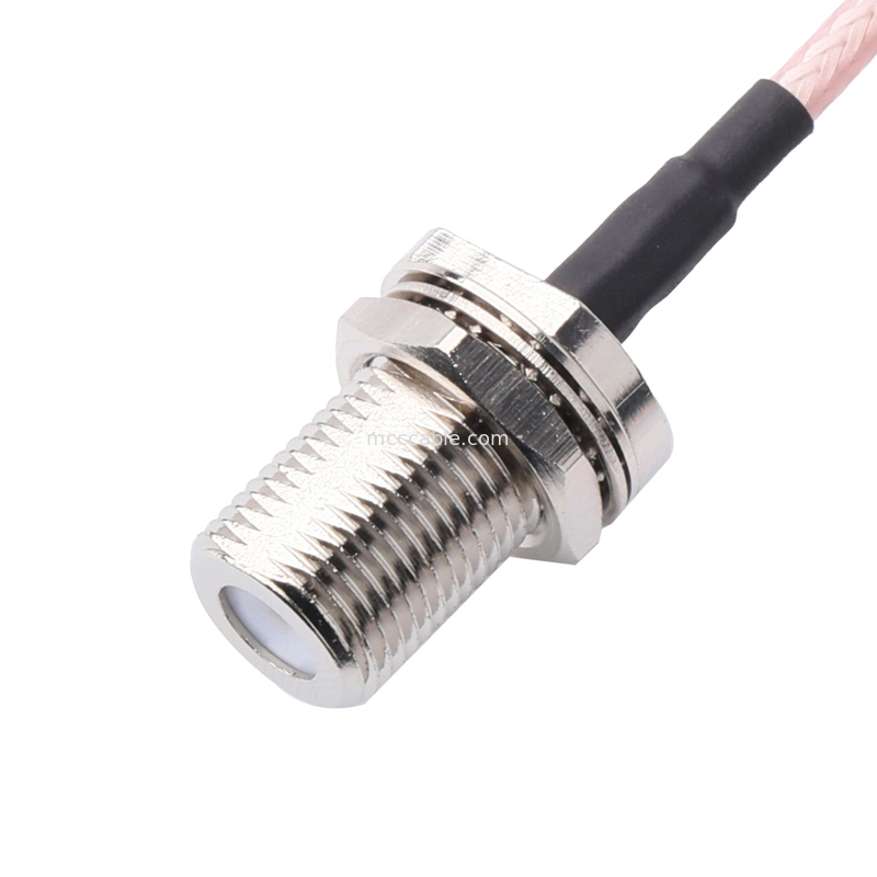 RG179 Cáp đồng trục 75 Ohm TE 5415226-1 đến AMPHENOL CONNEX 222114-10 OEM / ODM