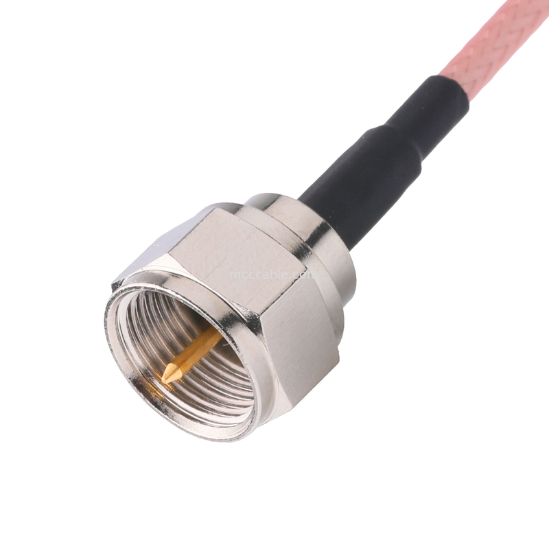 RG179 Cáp đồng trục 75 Ohm TE 5415226-1 đến AMPHENOL CONNEX 222114-10 OEM / ODM