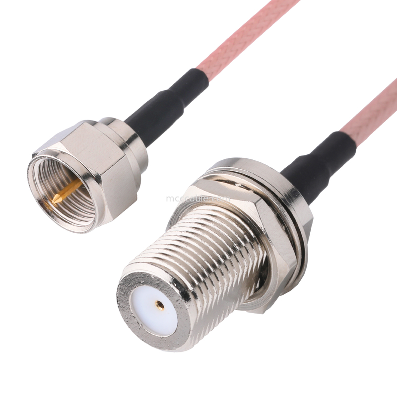 RG179 Cáp đồng trục 75 Ohm TE 5415226-1 đến AMPHENOL CONNEX 222114-10 OEM / ODM