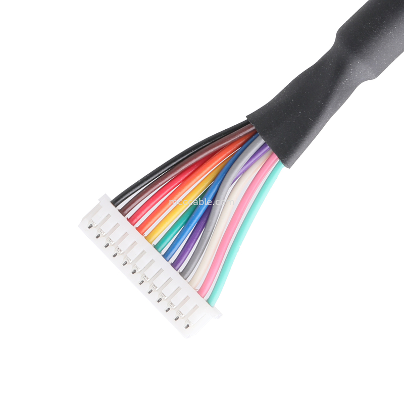 MX1.25-12P Lvds Cable Assembly HSGWP/N 1025-H-12P-N-HF UL20276 28AWG*12C OD 5.5mm