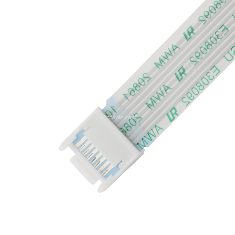 ROHS FFP / FPC 6Pin Màu trắng IS100-L08T-C46-C đến HS100-L08N-N62 Đen Pitch 1.0mm OEM / ODM