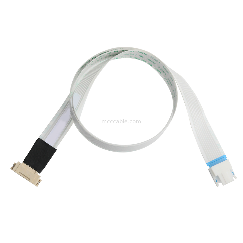 ROHS FFP / FPC 6Pin Màu trắng IS100-L08T-C46-C đến HS100-L08N-N62 Đen Pitch 1.0mm OEM / ODM