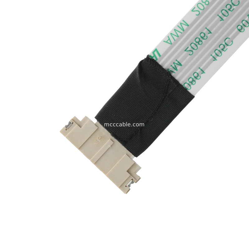 ROHS FFP / FPC 6Pin Màu trắng IS100-L08T-C46-C đến HS100-L08N-N62 Đen Pitch 1.0mm OEM / ODM
