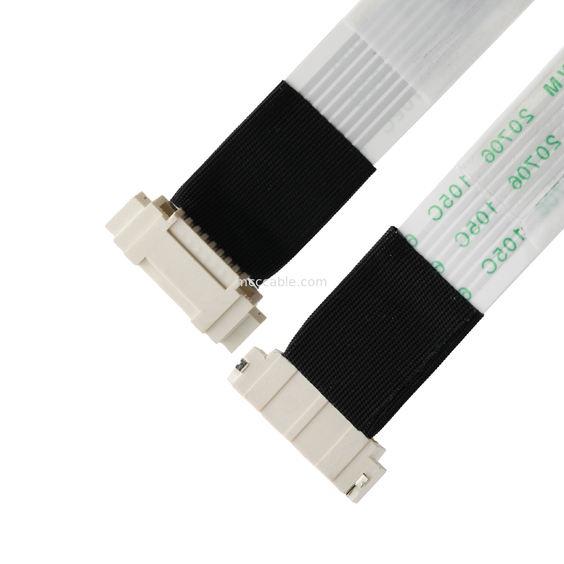 FFC/FPC IS100-L08T-C46-C Đen sang HS100-L08N-N62 Đen Cáp mở rộng FFC LED