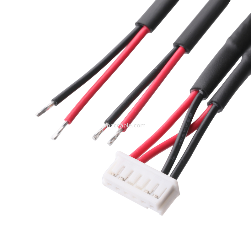 MOLEX 5023510600 PITCH 2.0mm 6P Nhà chứa để thiếc * 4Pcs UL1007 80C 300V 22AWG Color Wre Diagram PVC ROHS