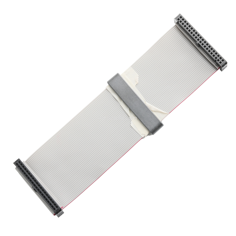 IDC FC-2*20P 40Pin pitch 2.54mm Đen PBT + G / F UL2651 28AWG Idc Cáp ruy băng phẳng 1.27mm Pitch OEM / ODM