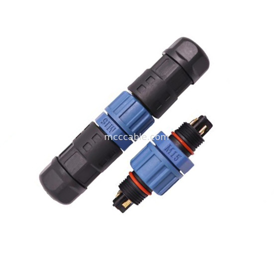 M15 Công nghiệp 2, 3 pin kết nối tròn M15 Lò kiểu kết hợp kết nối chống nước IP67