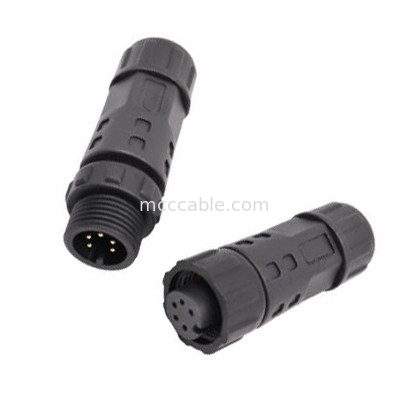 Nhà máy Mini M12 8Pin chống nước vòng kết nối cáp cắm công nghiệp IP67 mức độ bảo vệ chống nước nam / nữ