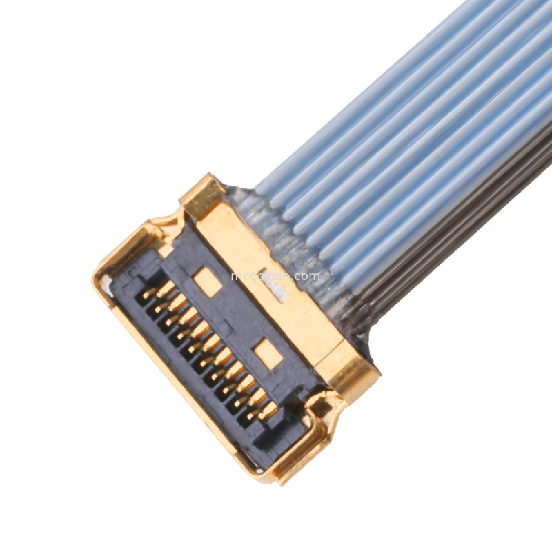 LVDS CABLE 10P 0.35mm Pitch 20857-010T-01 CABLE ASSEMBLY FOR WIRE PLUG micro coaxial cable