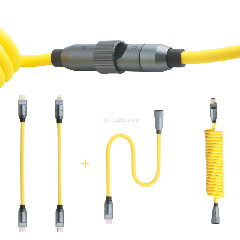 Micro Coaxial USB 4.0 thunderbolt 4 cáp với 240W sạc và chuyển dữ liệu nhanh như chớp 40Gbps