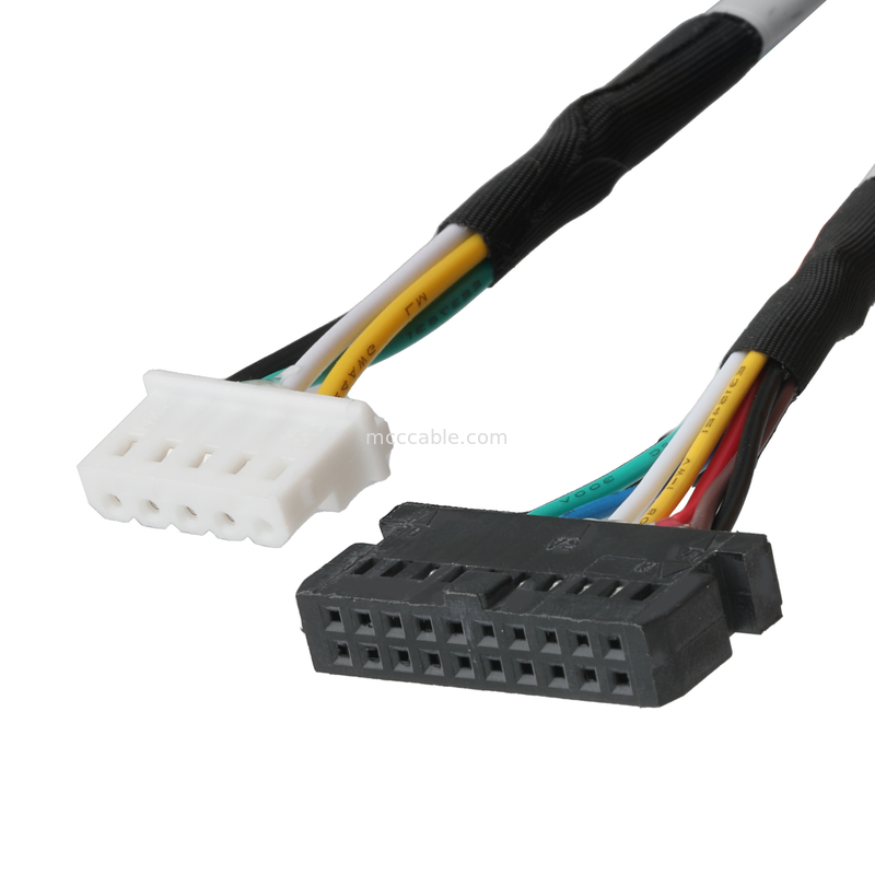 LVDS CABLE LHE PHSD 30P Picth 2.0mm đến A2545 20P Picth 2.54mm WIRE UL1007 24AWG COLOR SEE PIN-OUT OEM / ODM