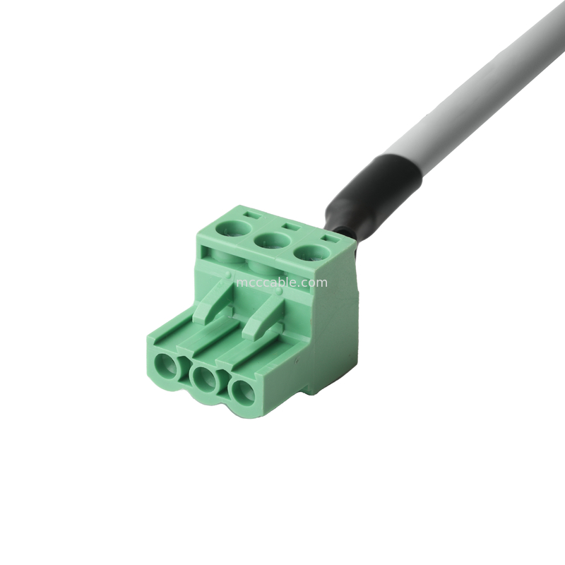 LVDS CABLE adapter DB-15P FEMALE đến HSG 43025-0800 8P và 691352710003 3P Green terminal nam Cáp kết nối OEM / ODM