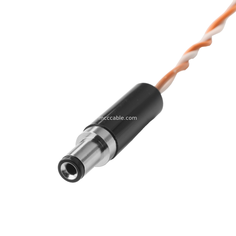 Cáp âm thanh HSG 209209-0002 MX3.0mm pitch 2P đến DC PP3-002A PLUG 5.5 * 2.1mm OEM / ODM