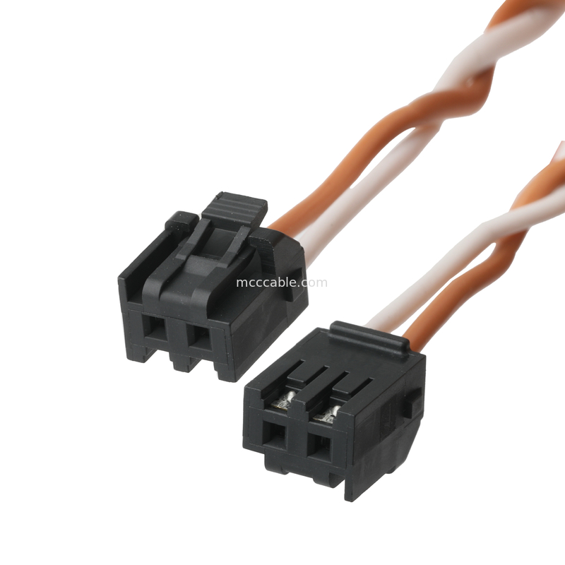 Cáp âm thanh HSG 209209-0002 MX3.0mm pitch 2P đến DC PP3-002A PLUG 5.5 * 2.1mm OEM / ODM
