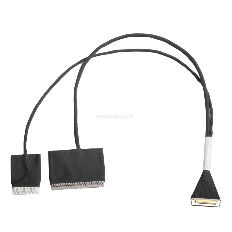Micro Coaxial 20453-230T đến DF14-30P và JST EH-7P 30P Bộ cáp 0.5mm Pitch OEM / ODM