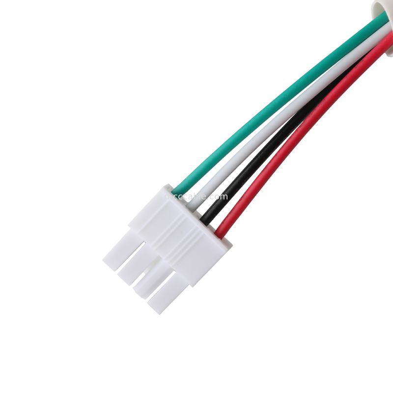 Molex HSG 4P đến RCPT HSG 4P Pitch 4.2mm UL1007 18AWG 300V 80C OEM / ODM Độ dài tùy chỉnh