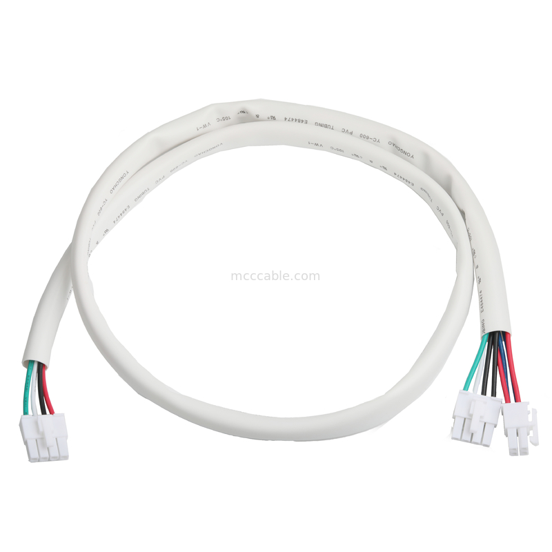 Molex HSG 4P đến RCPT HSG 4P Pitch 4.2mm UL1007 18AWG 300V 80C OEM / ODM Độ dài tùy chỉnh