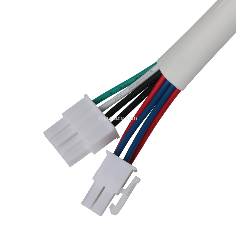 Molex HSG 4P đến RCPT HSG 4P Pitch 4.2mm UL1007 18AWG 300V 80C OEM / ODM Độ dài tùy chỉnh