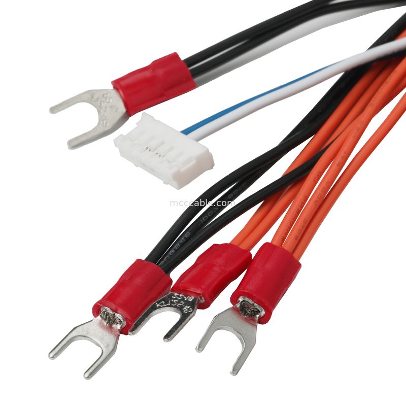 Bộ ghép cáp tùy chỉnh JST PHR-14P đến SVM1.25-4 và JST PH-6P Connector Pitch 2.0mm Cable OEM / ODM