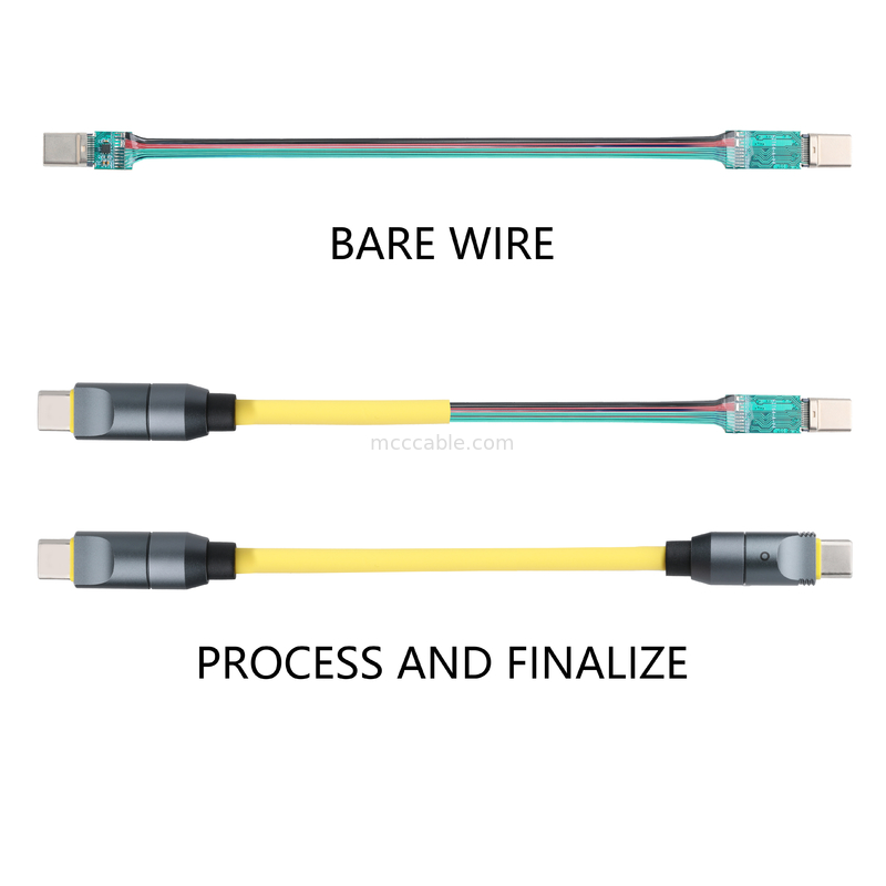 Micro Coaxial USB 4.0 thunderbolt 4 cáp với 240W sạc và chuyển dữ liệu nhanh như chớp 40Gbps