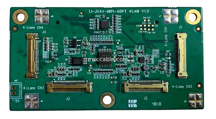 Máy ảnh công nghiệp Bảng máy bay không người lái LI-IMX290-MIPI 20525-030E-02 Bộ kết nối đồng trục vi mô 20Gbps / Lane