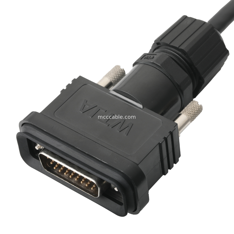 Bộ sưu tập cáp LVDS ROHS HDB-26BMMA-SL7001 Nam đến HDB-26BFFA-SL7001 nữ Độ dài tùy chỉnh OEM / ODM
