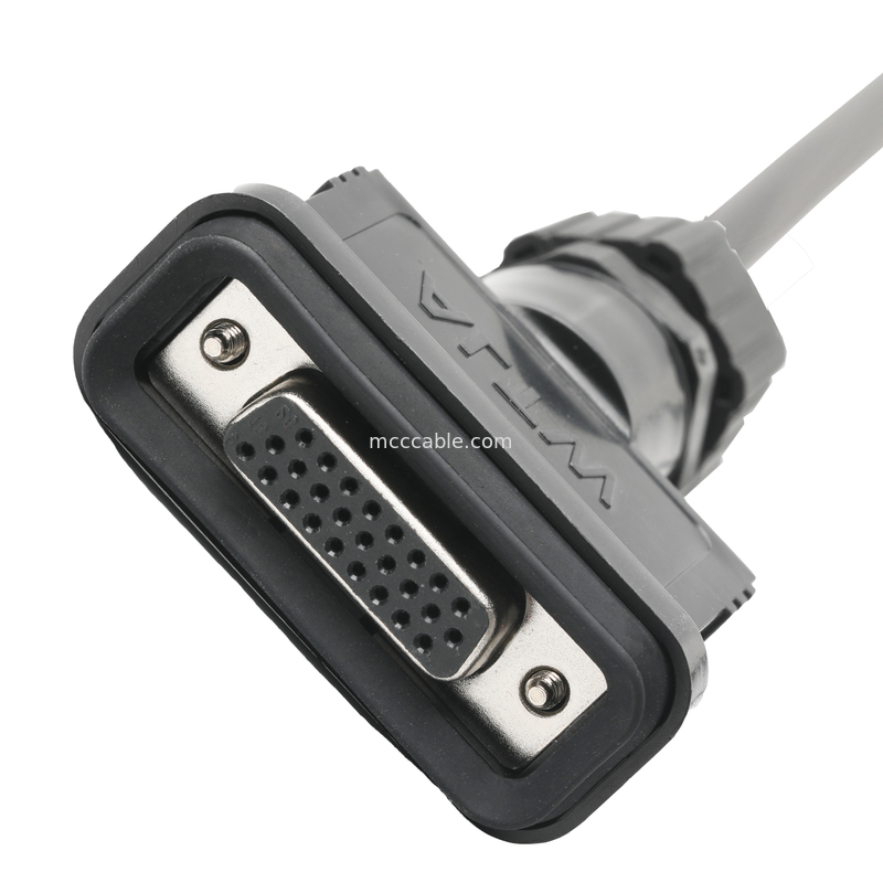 Bộ sưu tập cáp LVDS ROHS HDB-26BMMA-SL7001 Nam đến HDB-26BFFA-SL7001 nữ Độ dài tùy chỉnh OEM / ODM