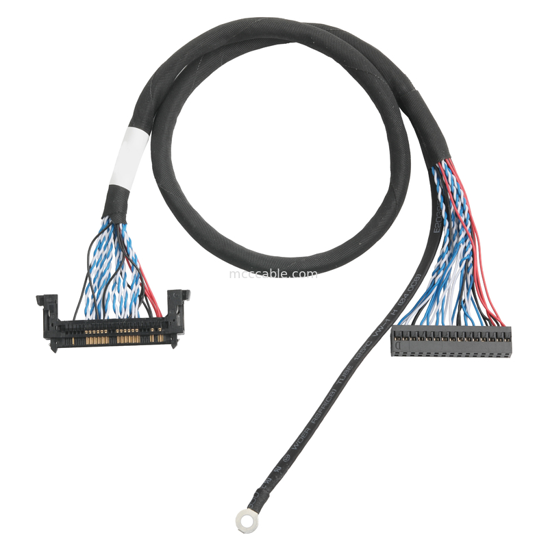 Bộ cáp LVDS JAE FI-RE51HL 51Pin đến DP2.0 30Pin hoặc EGN UL 1571 28AWG CABLE OEM / ODM