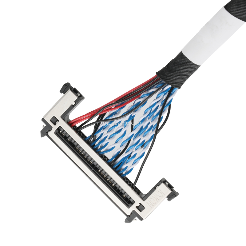 Bộ cáp LVDS JAE FI-RE51HL 51Pin đến DP2.0 30Pin hoặc EGN UL 1571 28AWG CABLE OEM / ODM