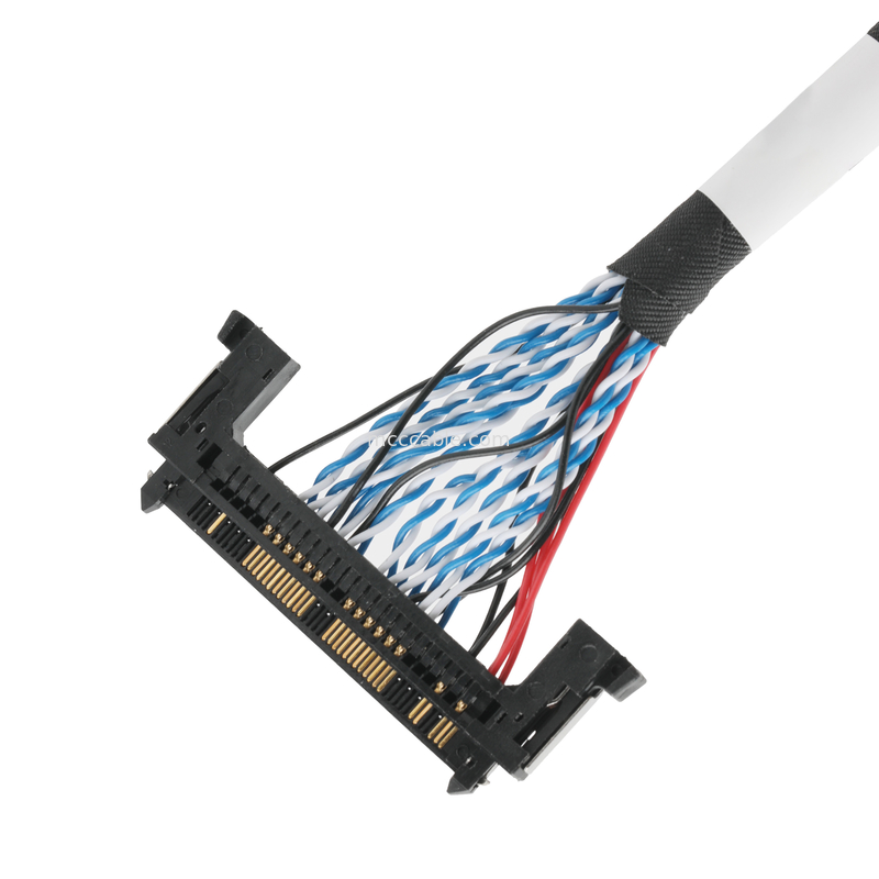 Bộ cáp LVDS JAE FI-RE51HL 51Pin đến DP2.0 30Pin hoặc EGN UL 1571 28AWG CABLE OEM / ODM