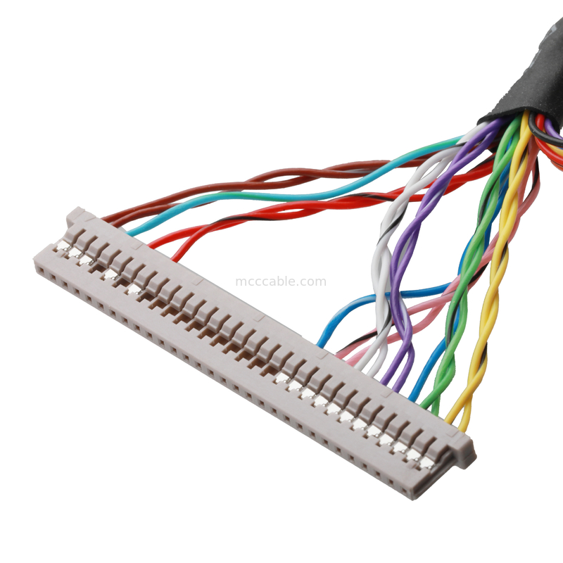 Cáp bảng chủ LCD JAE FI-X30HL 30P đến DF14-30P Và JST ERH-7P Kết hợp cáp kết nối OEM / ODM
