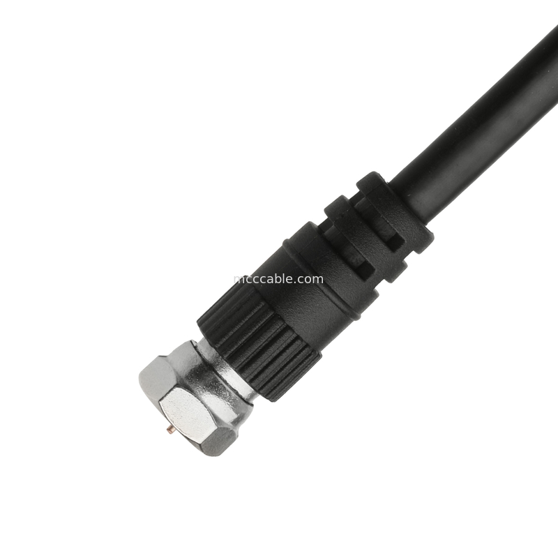 Các kết nối cáp đồng trục RF RG-59 Kết nối hai đầu ăng ten nhận tín hiệu / wifi