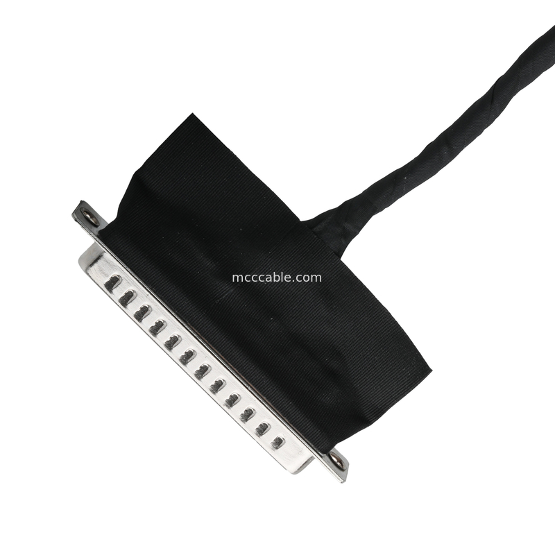 Bộ lắp ráp cáp LVDS D-SUB Nam đến Molex 51021-0400 Và 20453-240T-01 Bộ kết nối dây OEM / ODM
