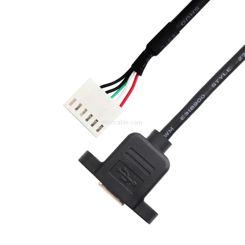Dây cáp 2,54mm A2542ha-6p Dây cáp Durachill Usb B Lắp ráp bảng điều khiển cáp