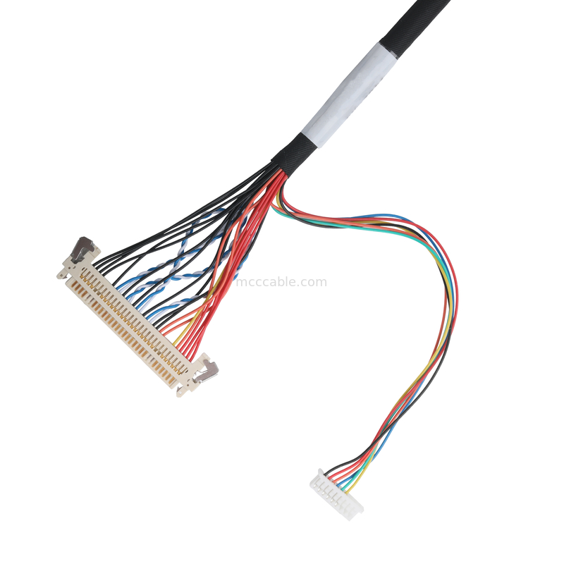 Cáp LVDS FI-X30HL 30P đến DF20A-40P hoặc 9P HSG Cable Coaxial Connector OEM / ODM