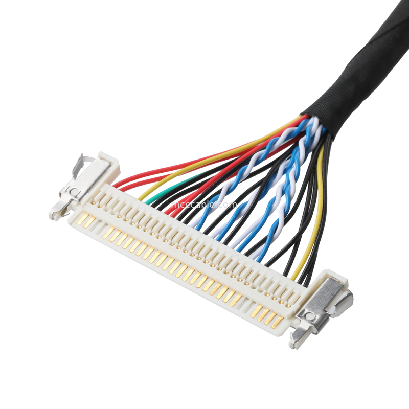 JAE FI-X30HL 30P 1.0mm pitch đến JAE FI-S20S 20P và SHLP-6P bộ sưu tập cáp LVDS OEM / ODM