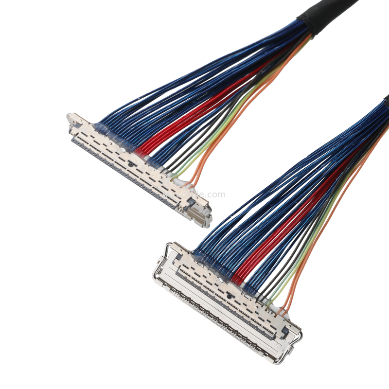 JAE FI-RE51-HL và JST EHR-7 đến 20679-040T-01 LVDS EDP Cable Micro Coaxial Cable