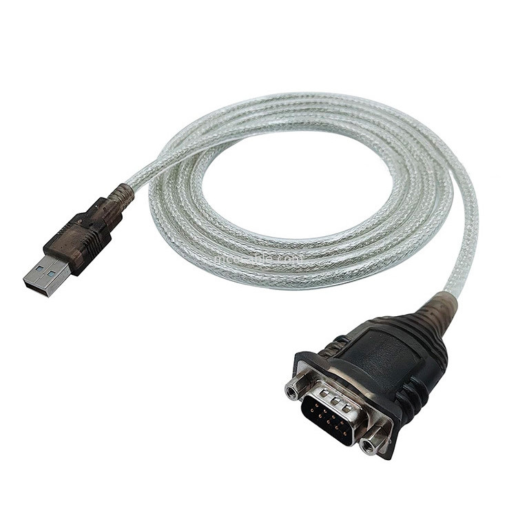 PL2303GT RS232 dây cáp serial usb đến DB9 chân nam COM dây cáp USB hỗ trợ OEM / ODM