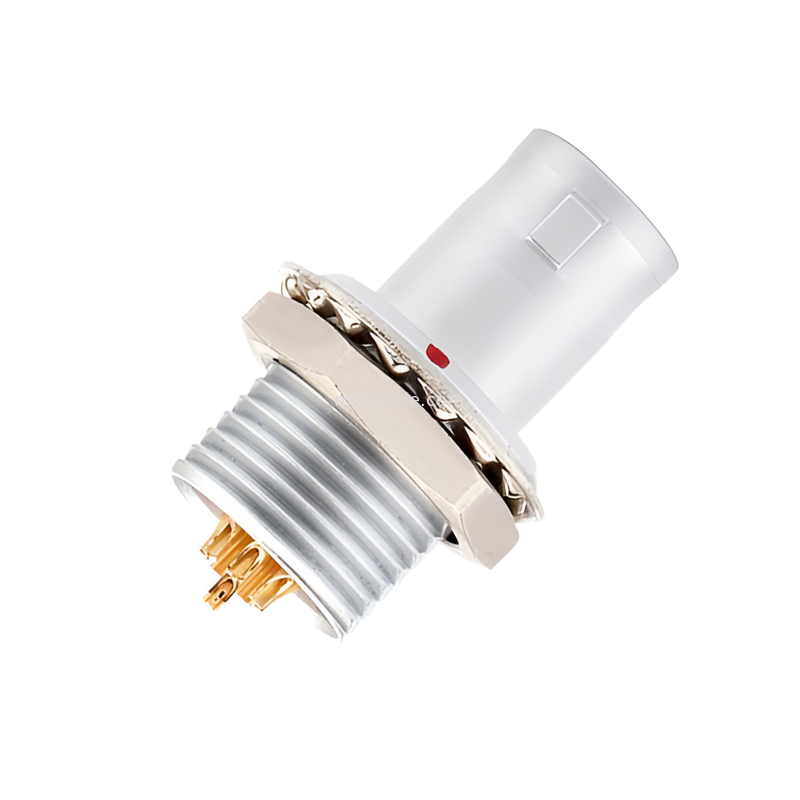 B Series Push Pull Circular Connector đa lõi loại 2 ~ 32 lõi lõi kim hàn (cũng hoặc góc)