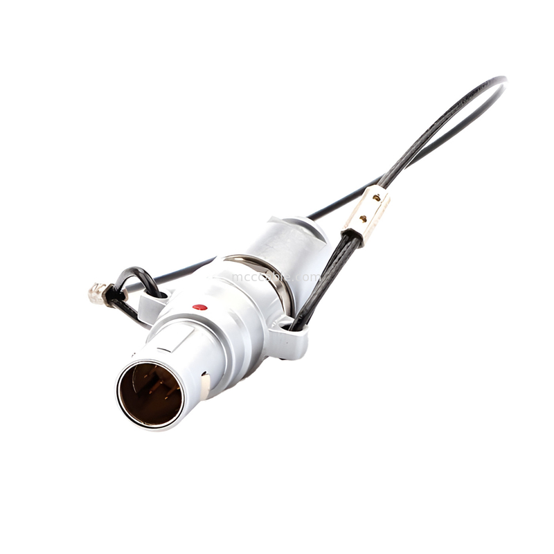 B Series Push Pull Circular Connector đa lõi loại 2 ~ 32 lõi lõi kim hàn (cũng hoặc góc)