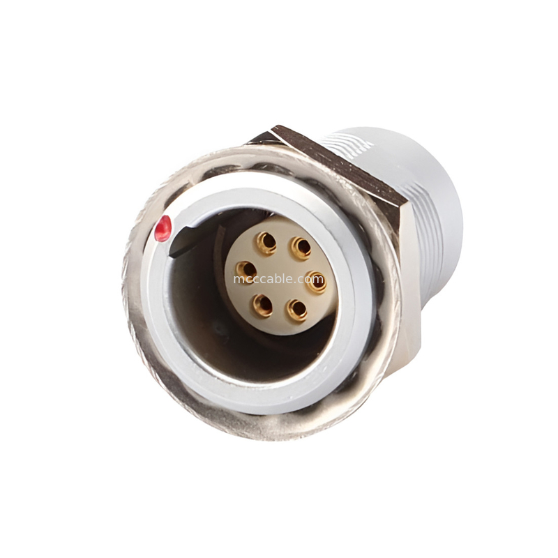 B Series Push Pull Circular Connector đa lõi loại 2 ~ 32 lõi lõi kim hàn (cũng hoặc góc)