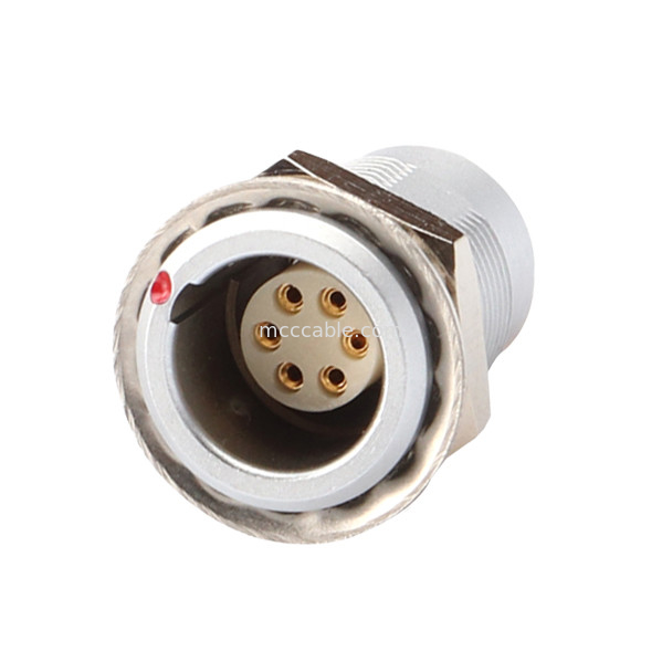 Đẩy kéo tự khóa kết nối kết nối tròn Z1 Series 6pin nữ kết nối công nghiệp chống nước