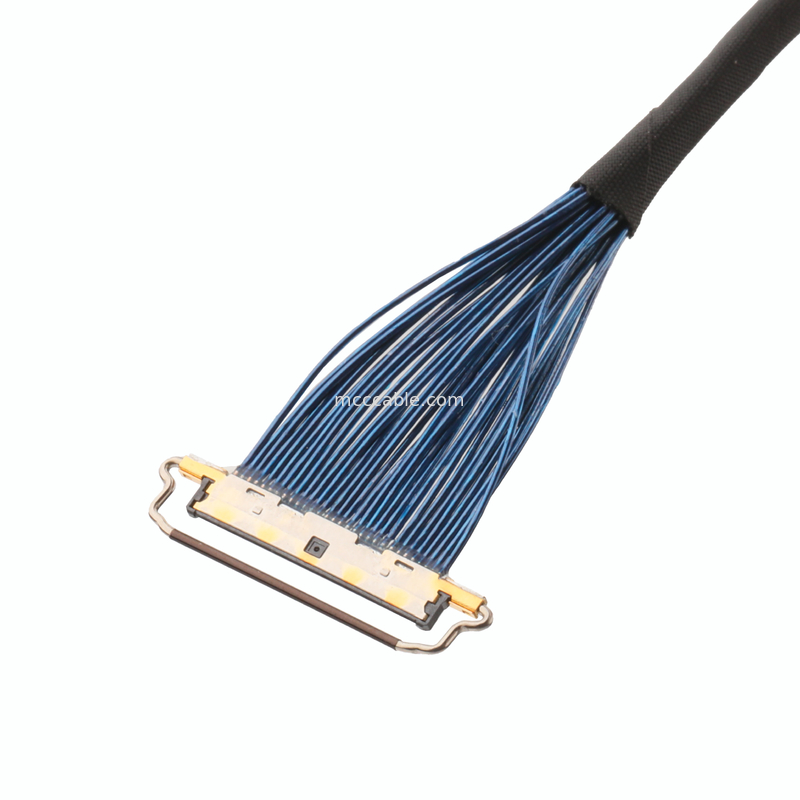 Đầu nối cáp đồng trục siêu nhỏ DF81-30P-LCH Màu vàng đỏ nhạt