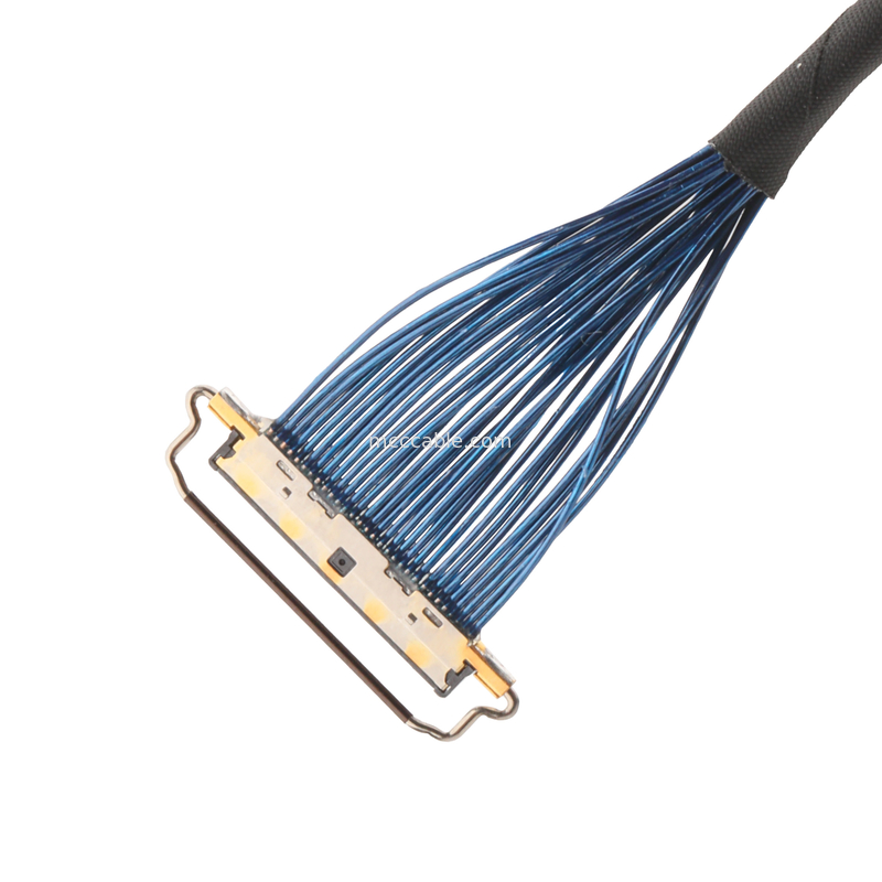 Đầu nối cáp đồng trục siêu nhỏ DF81-30P-LCH Màu vàng đỏ nhạt