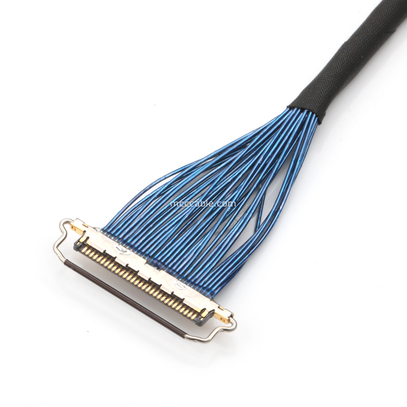 Đầu nối cáp đồng trục siêu nhỏ DF81-30P-LCH Màu vàng đỏ nhạt
