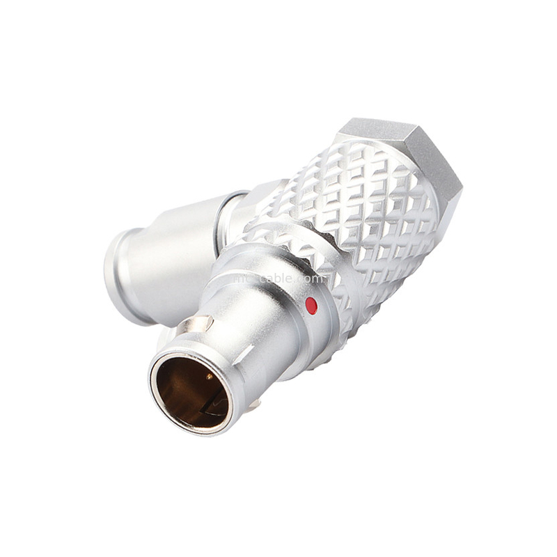 Bộ kết nối điều khiển công nghiệp Dòng B T3 5Pin 90° góc phải Bộ kết nối tròn