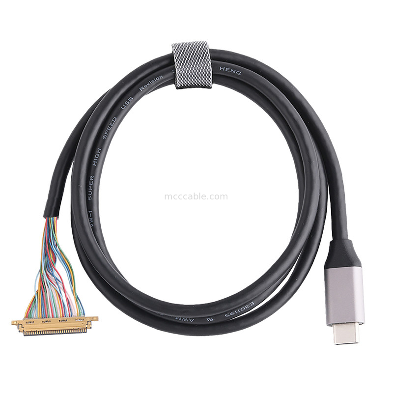 Loại C USB 3.0 đến 20453-230T-03 Cáp được sản xuất để đo kết nối đồng trục đến Micro USB