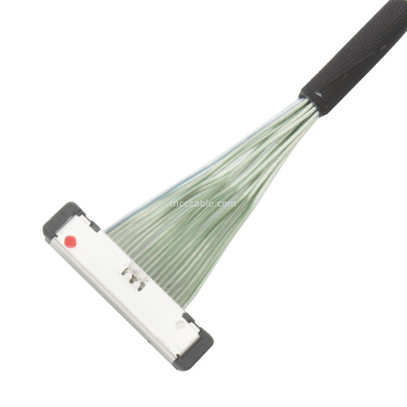 0.4mm Pitch 20380-R20T-06 Micro Coaxial Cable lvds cáp kết nối 20P 0.4mm pitch